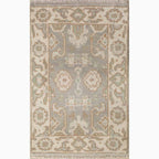 Celandine Hand-Knotted Wool Oushak Rug 12' x 18' Hand-Knotted