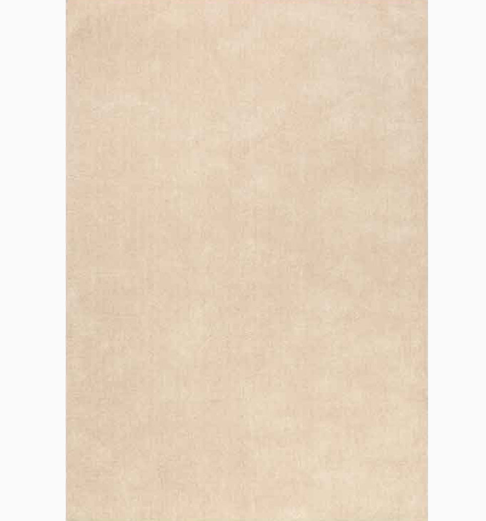 Champagne Hand Loomed Solid Wool Rug