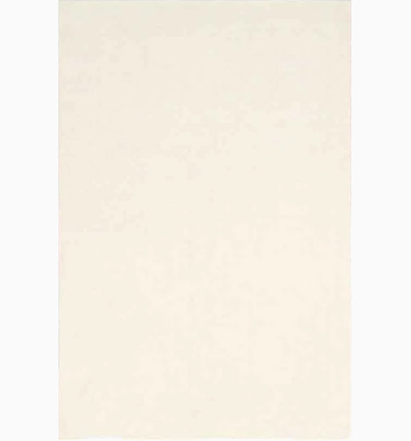 Cloud White Hand-Loomed Wool Rug