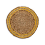Coastline Natural & Yellow Woven Jute Placemats