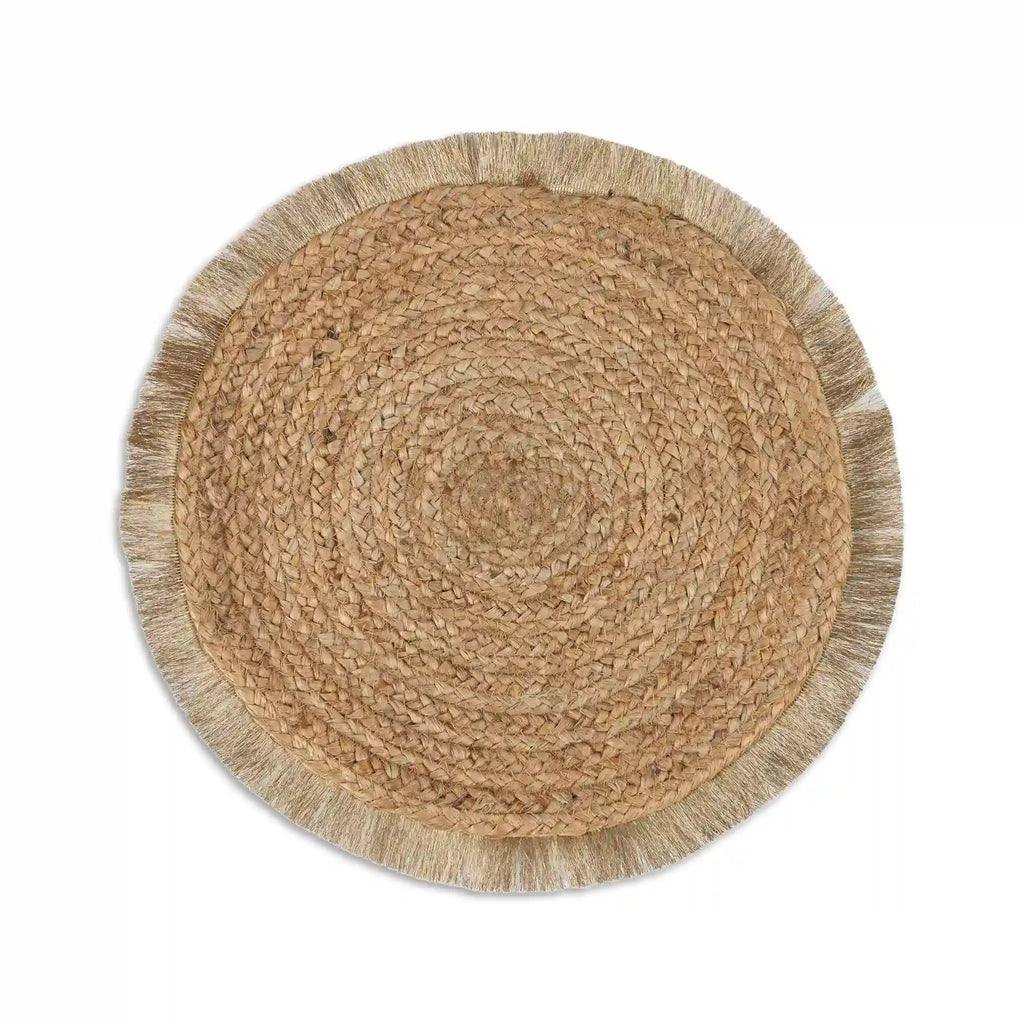 Coil Natural & Gold Woven Jute Placemats