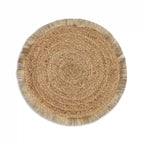 Coil Natural & Gold Woven Jute Placemats