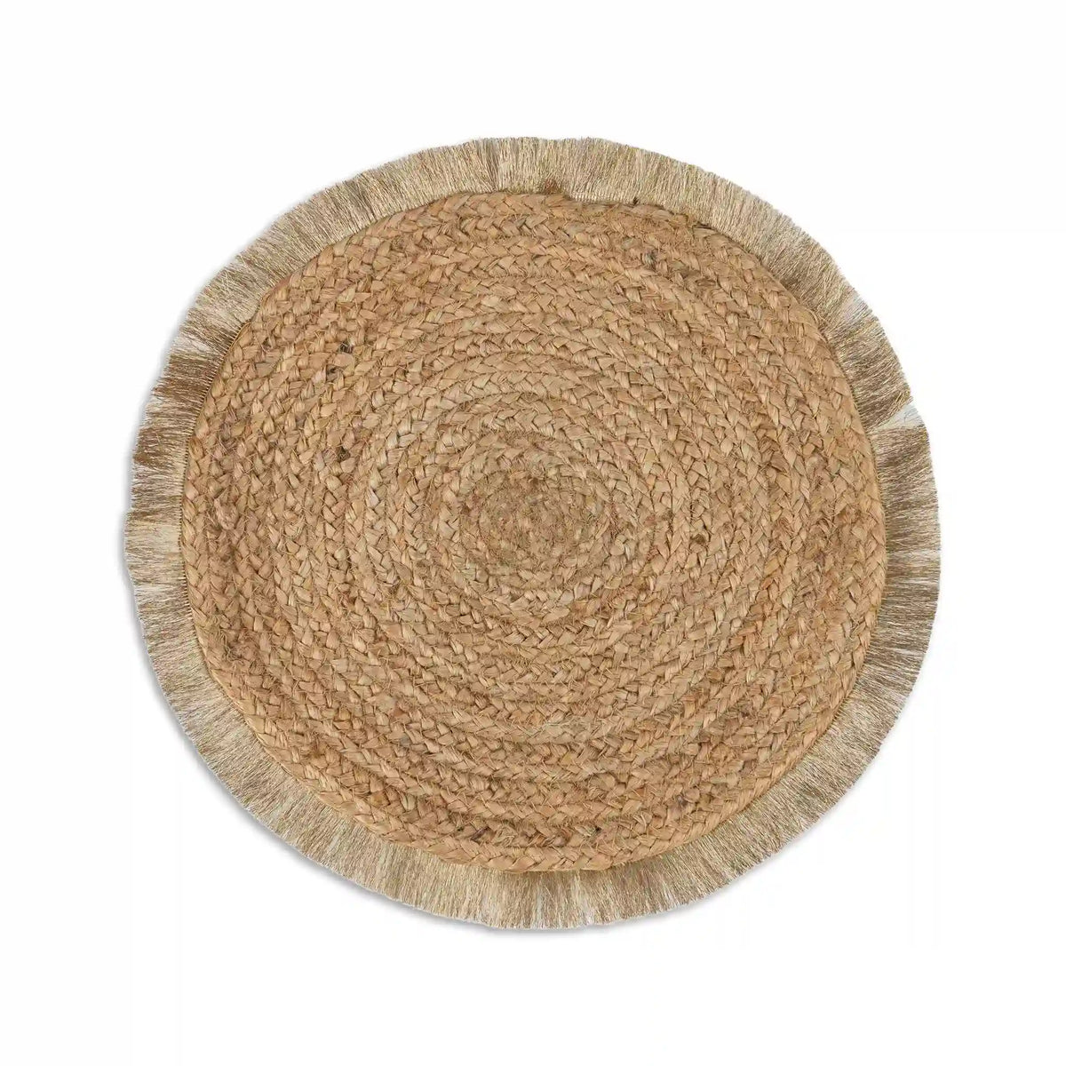 Coil Natural & Gold Woven Jute Placemats