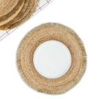Coil Natural & Gold Woven Jute Placemats