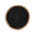 Coil Natural & Black Woven Jute Placemats