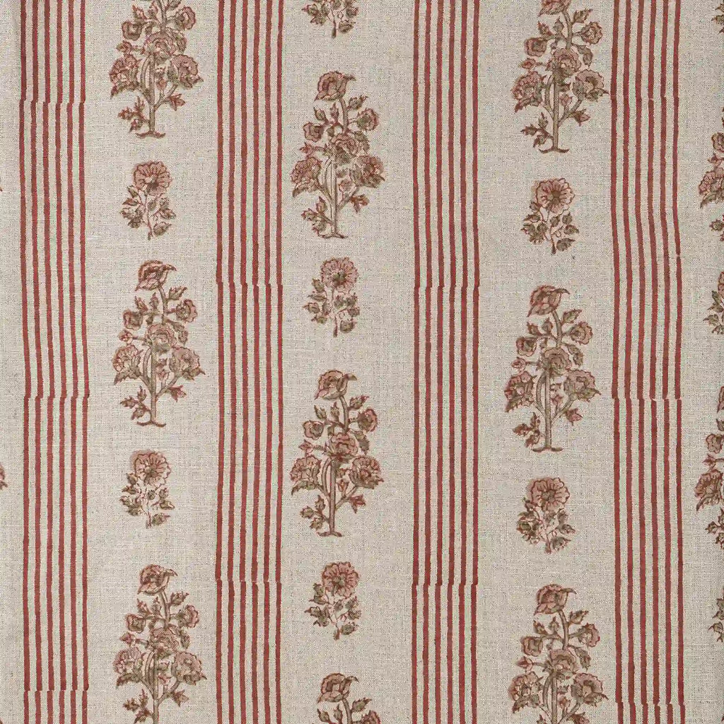 Conservatory lane Natural Linen Fabric by the Yard