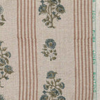 Conservatory lane Natural Linen Fabric by the Yard