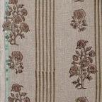 Conservatory lane Natural Linen Fabric by the Yard