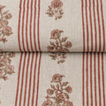 Conservatory lane Natural Linen Fabric by the Yard