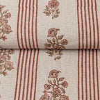Conservatory lane Natural Linen Fabric by the Yard