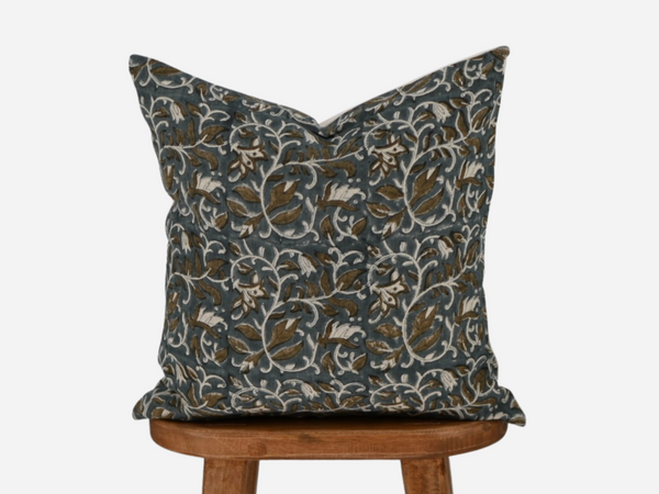 Courtney Block Print Pillow Cover