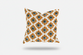 Kairo Geometric White Pillow Cover 26" x 26" Double Sided Pillow Covers