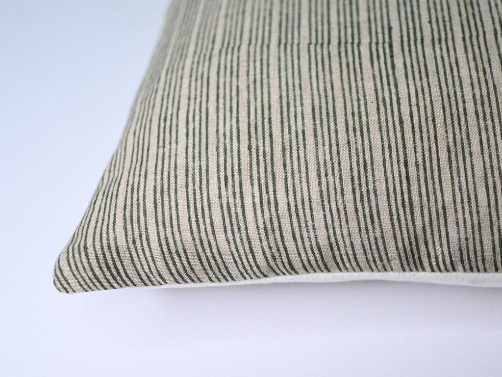 Norton Stripe Warm White Pillow Cover Pillow Covers