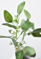18" Faux Seeded Eucalyptus Stem
