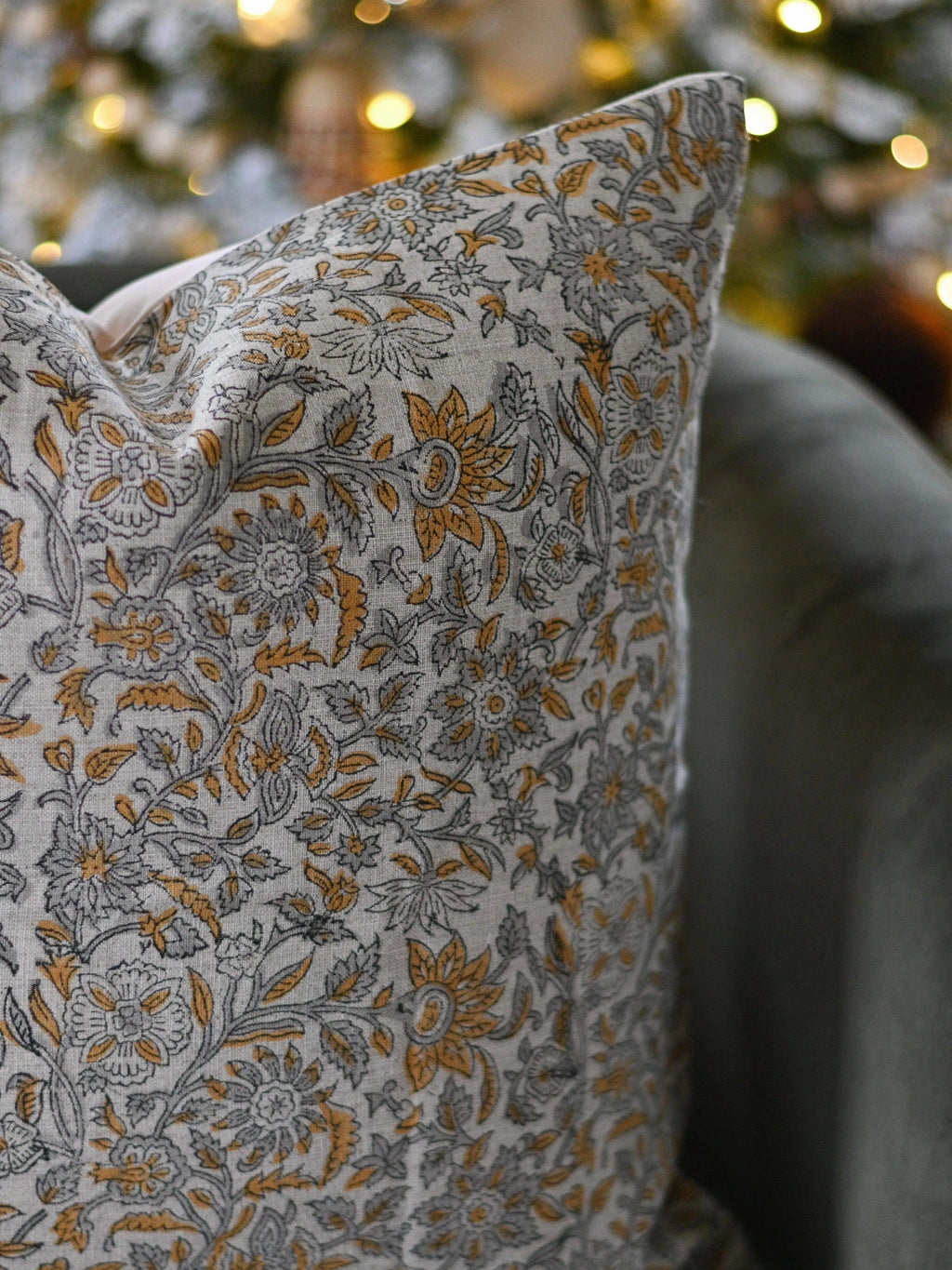 Ryder Botanical Print Oat Pillow Cover Pillow Covers