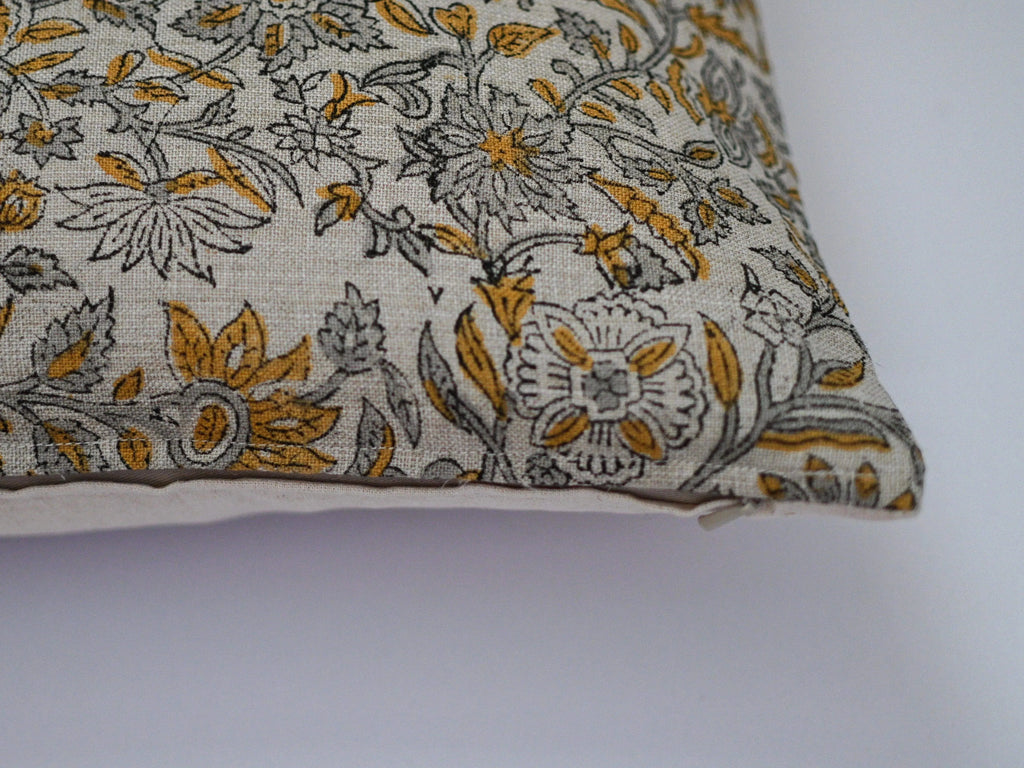 Ryder Botanical Print Oat Pillow Cover Pillow Covers
