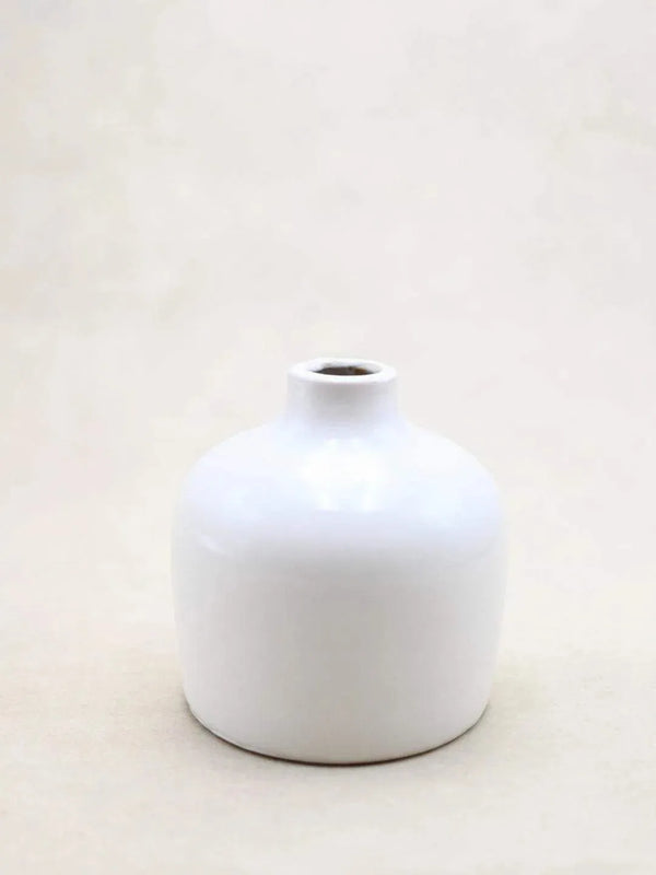 White Bud Vase
