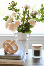 Faux Rose Set of 2 Faux Flowers