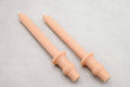 Unscented Pleated Taper Candles (Set of 2) Candles