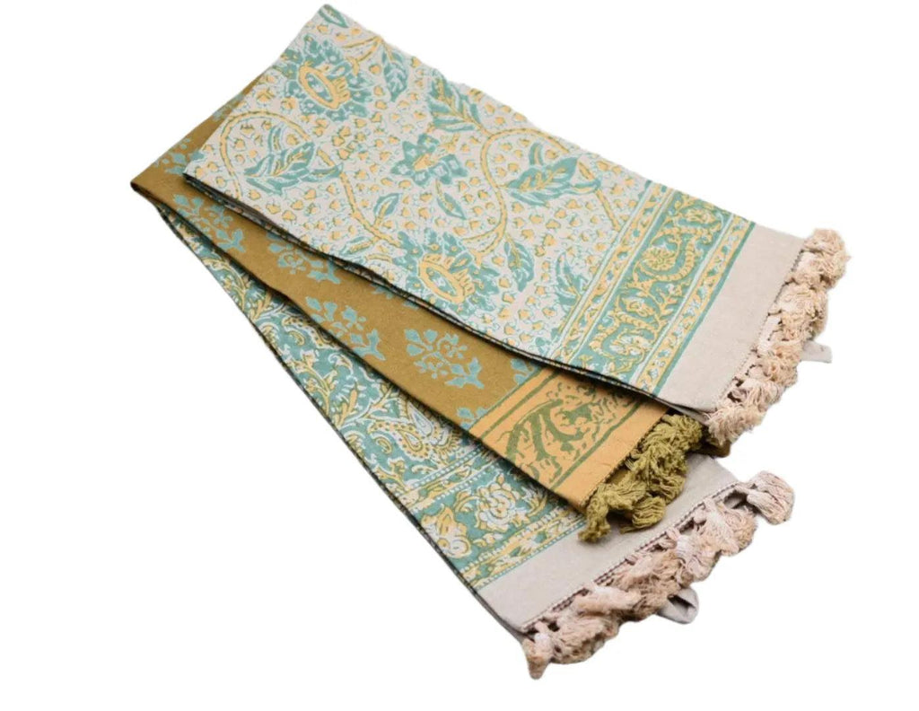 Block Print Cotton Printed Tea Towel Kitchen & Bath