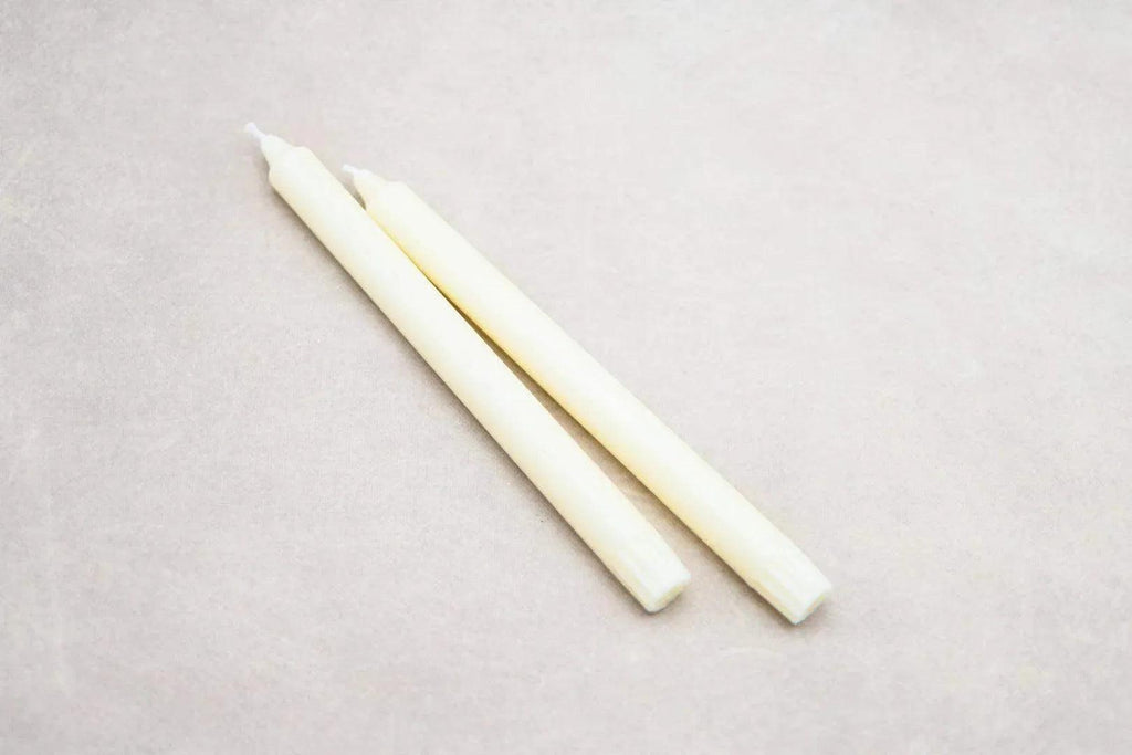 Unscented Taper Candles, Set of 12 Candles