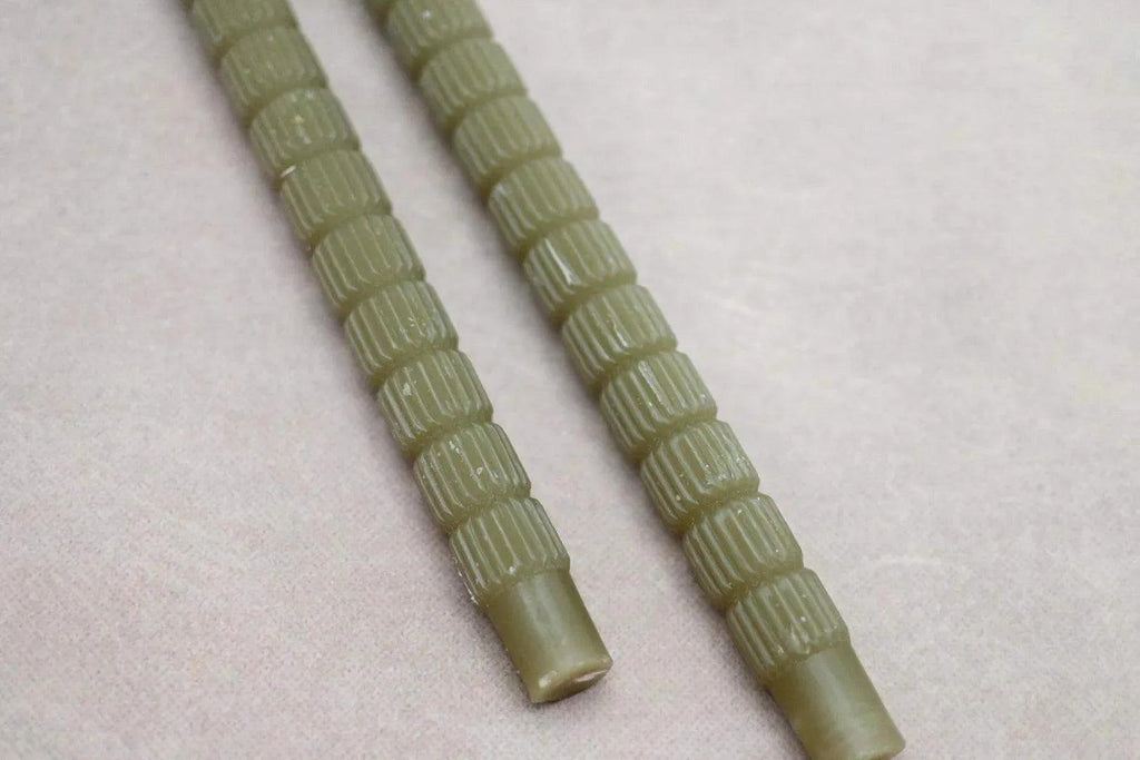 Unscented Sculpted Tapers, Set of 2 Home Decor