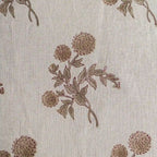 Garden Archive Natural & Sage Green Linen Fabric