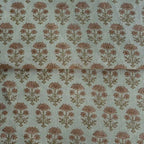 Blooming Petals Natural & Blush Pink Linen Fabric