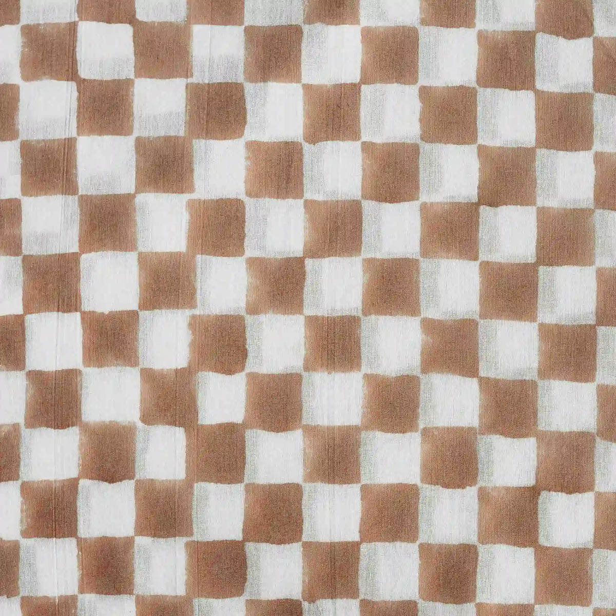 Mil House White & Salmon Pink Cotton Voile Fabric