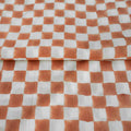 Mil House White & Rust Cotton Voile Fabric