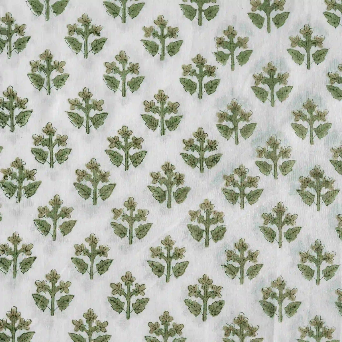 Oatfield White & Light Beige Cotton Voile Fabric