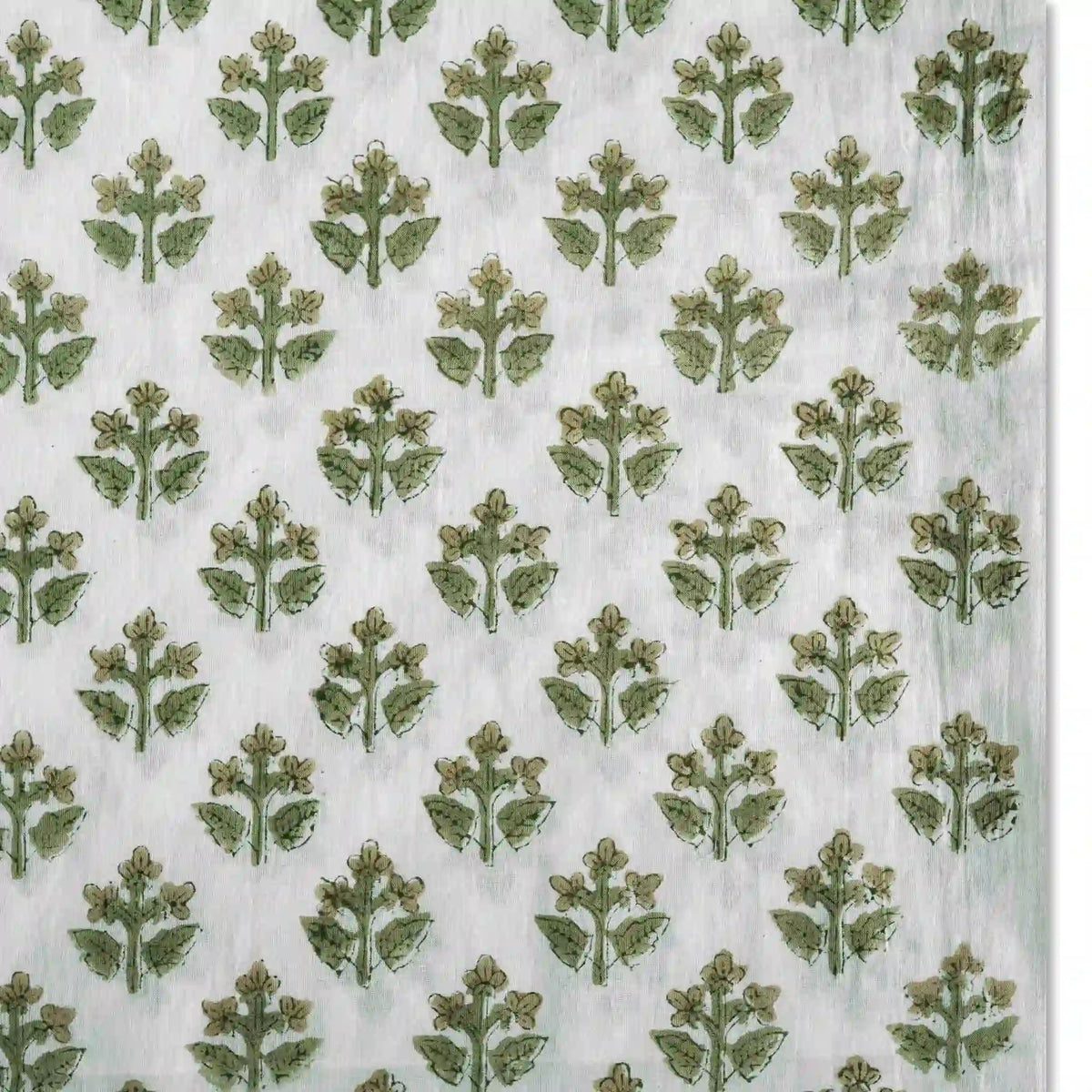Oatfield White & Light Beige Cotton Voile Fabric