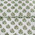 Oatfield White & Light Beige Cotton Voile Fabric