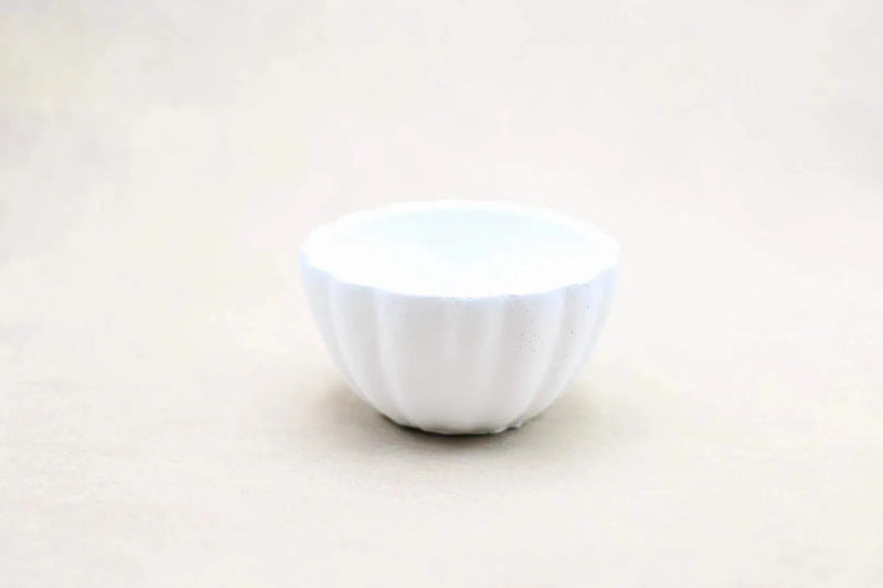 Textured White Bowl Home Decor