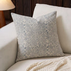 Ella Teal Blue Pillow Cover