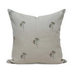 Daisy Trace Light Beige Pillow Cover