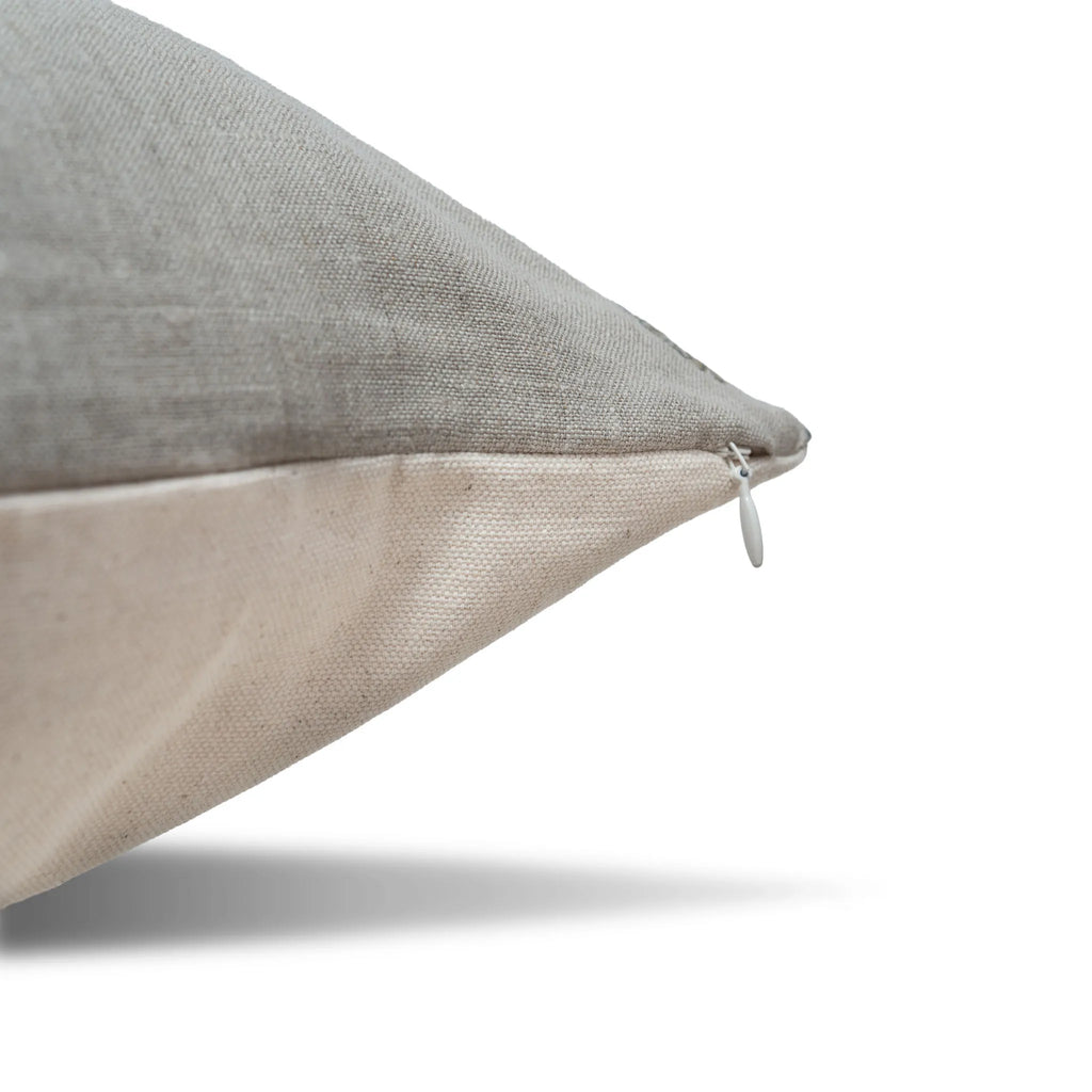 Daisy Trace Light Beige Pillow Cover