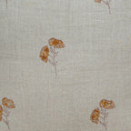 Daisy Trace Mustard Pillow Cover