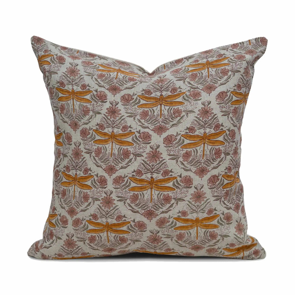 Meadowwing Golden Pillow Cover