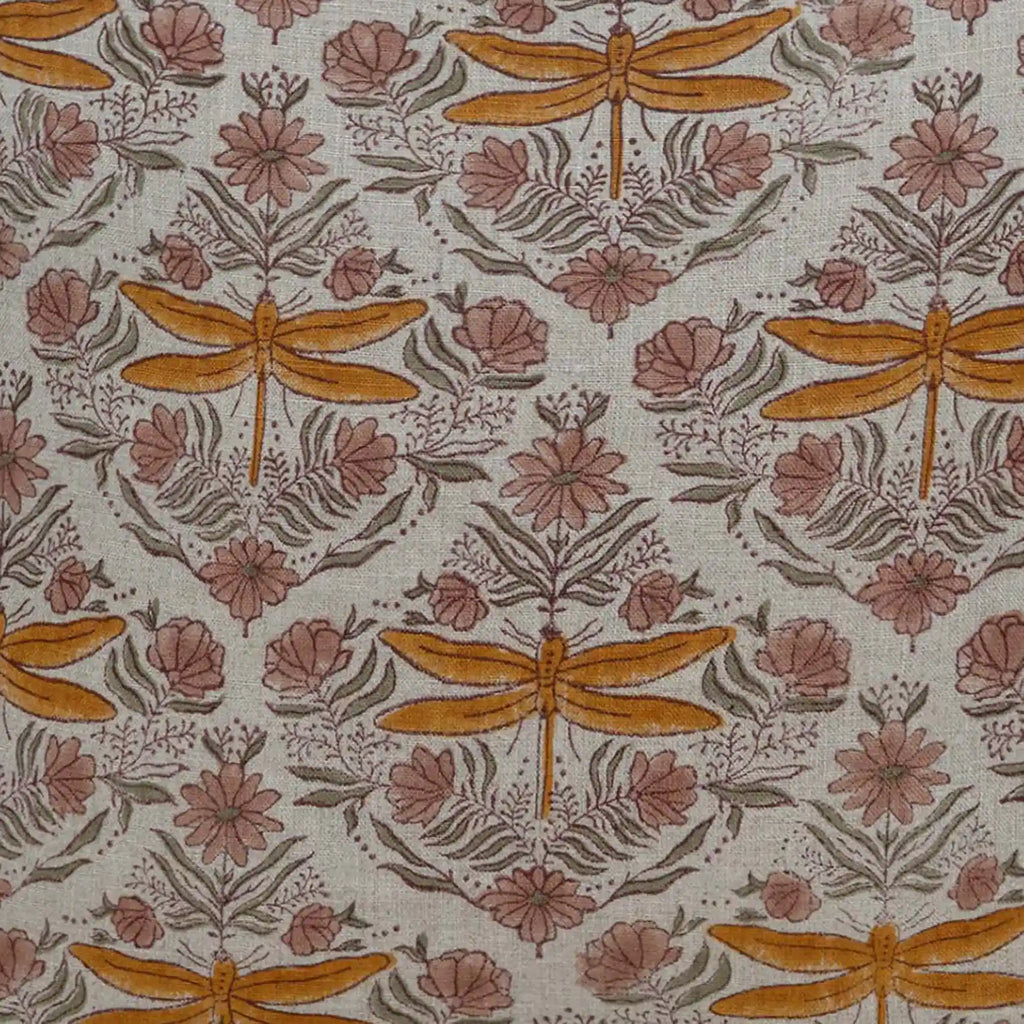 Meadowwing Golden Pillow Cover
