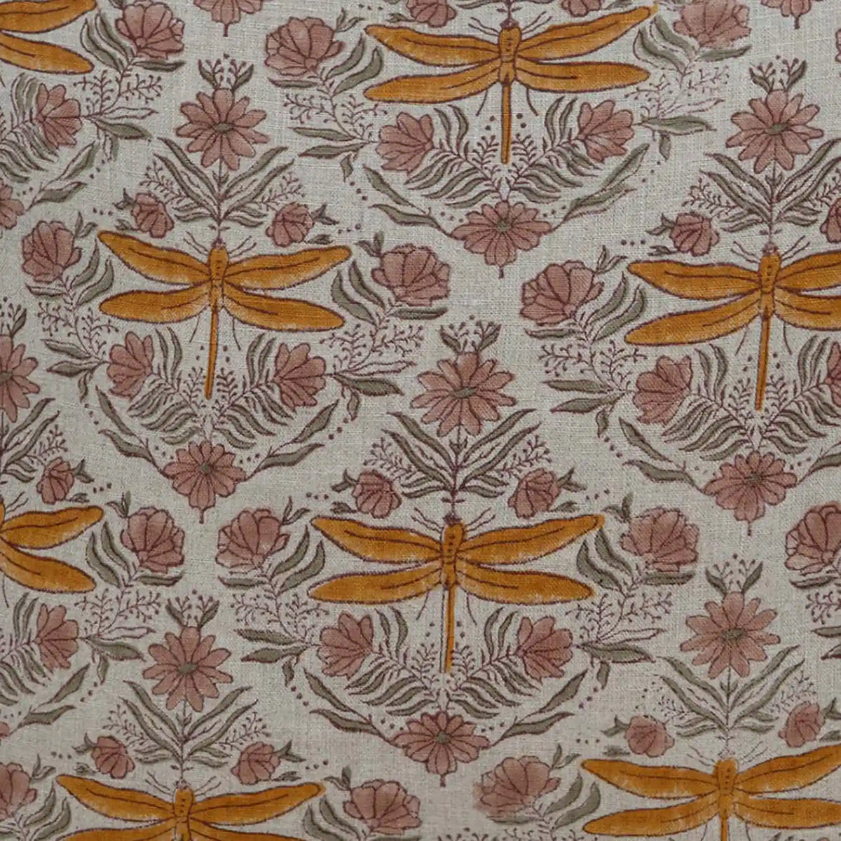 Meadowwing Golden Pillow Cover