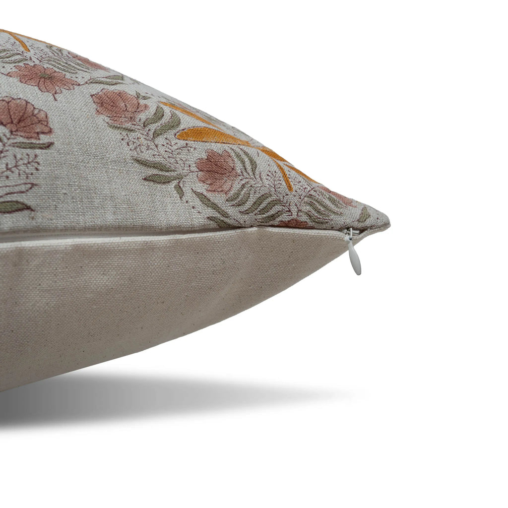 Meadowwing Golden Pillow Cover