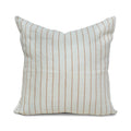 Striped Linen Brown Pillow Cover