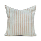 Striped Linen Brown Pillow Cover