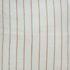 Striped Linen Brown Pillow Cover
