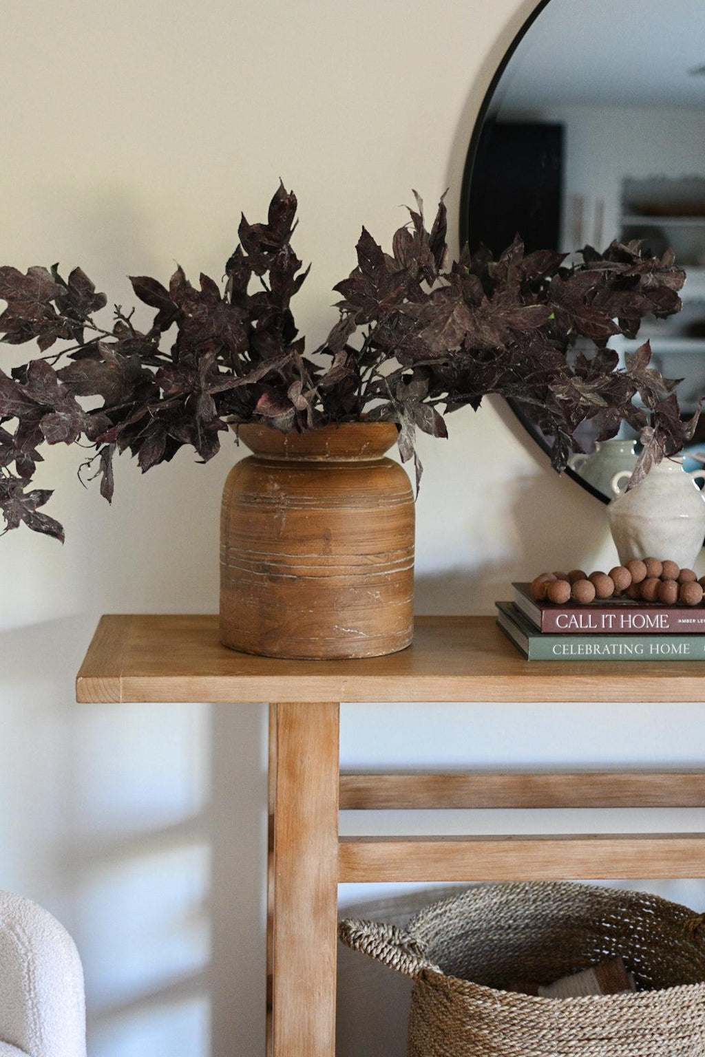 Faux Autumn Maple Leaf Stem Faux Flowers