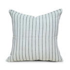 Striped Linen Black Pillow Cover