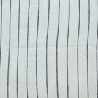 Striped Linen Black Pillow Cover