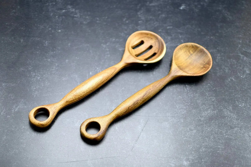 Wooden Spoon Set of 2 Home Decor
