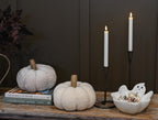 Cream Sherpa Pumpkin Home Decor